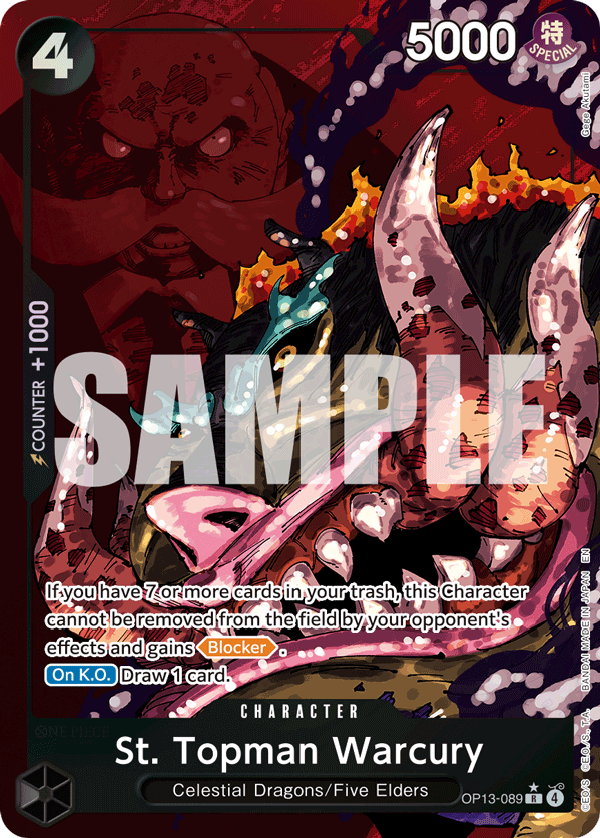 OP13-089 - St. Topman Warcury