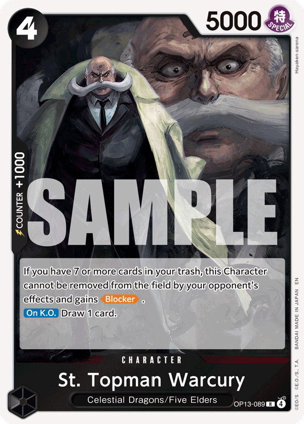 OP13-089 - St. Topman Warcury