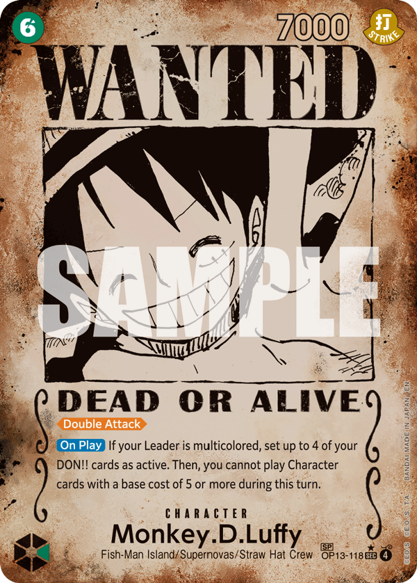 OP13-118 - Monkey D. Luffy