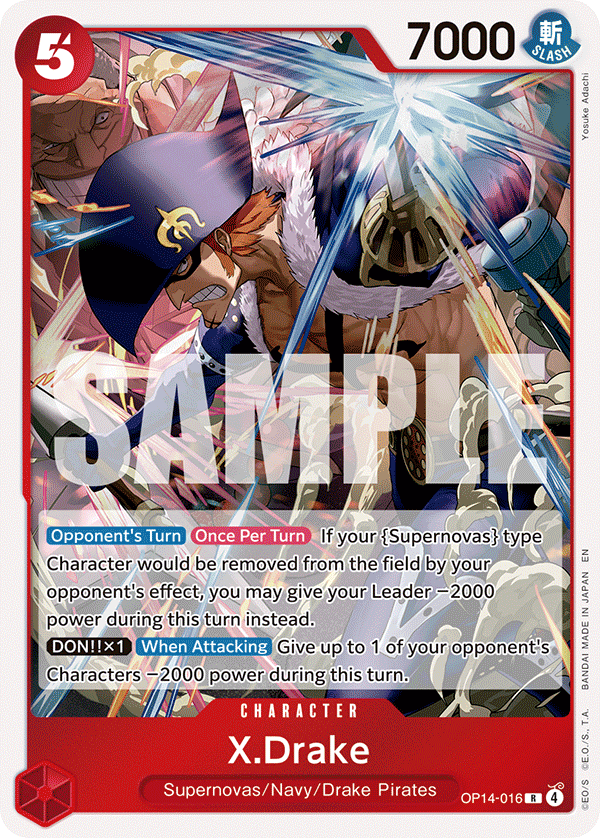OP14-016 - X Drake