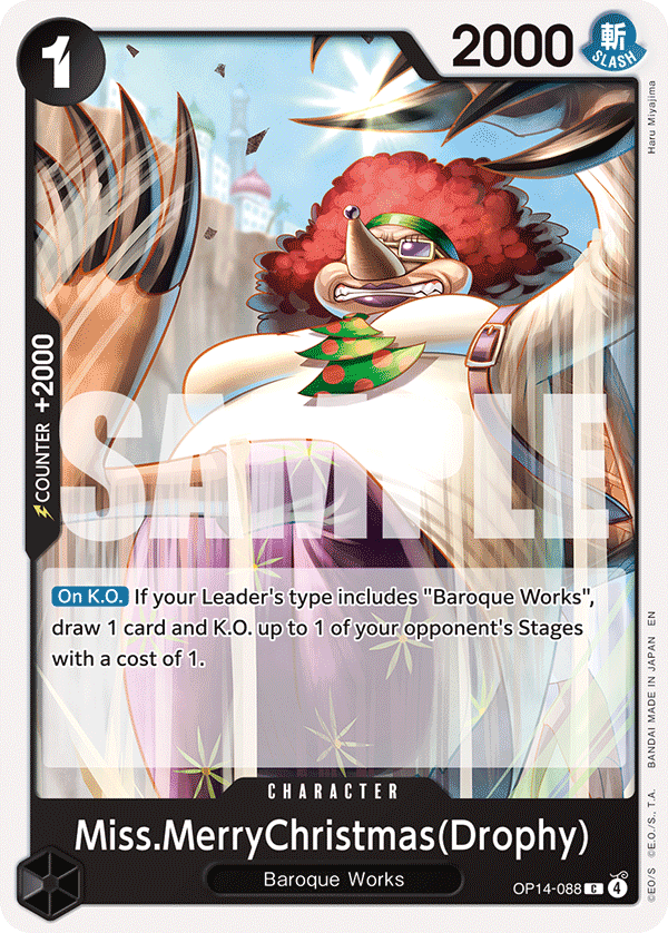 OP14-088 - Miss. MerryChristmas(Drophy)