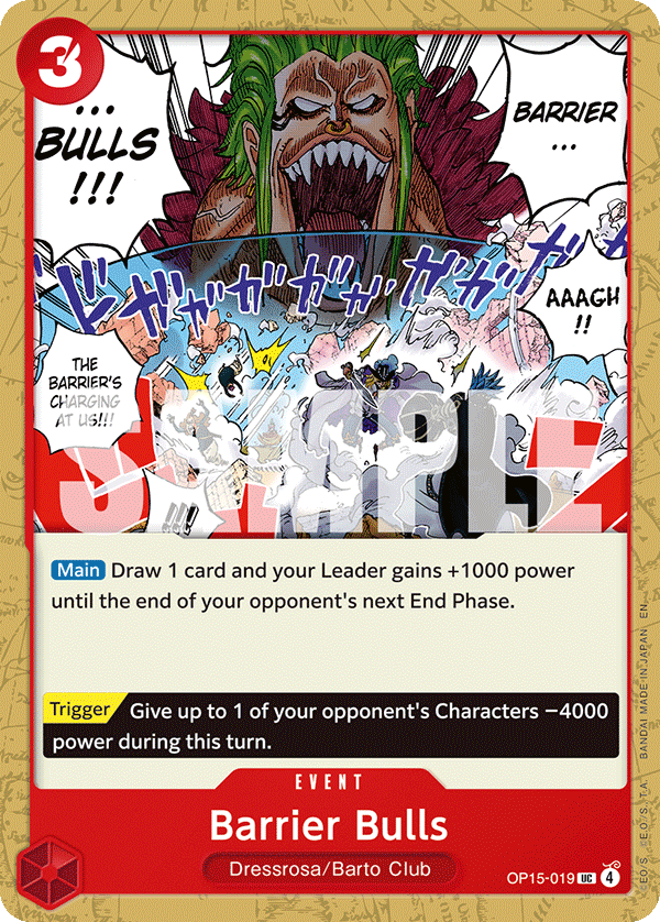 OP15-019 - Barrier Bulls