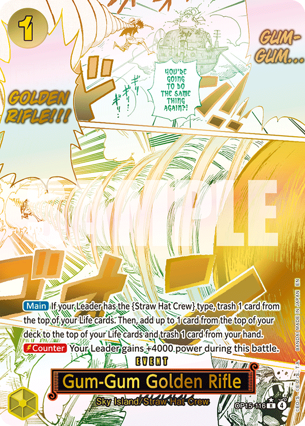 OP15-116 - Gum-Gum Golden Rifle
