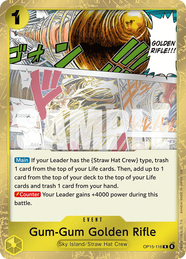 OP15-116 - Gum-Gum Golden Rifle