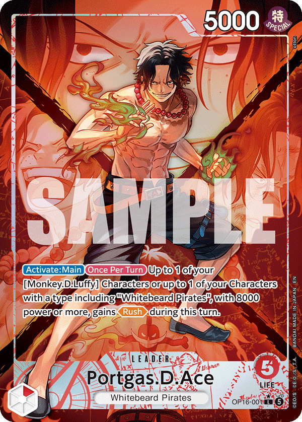 OP16-001 - Portgas D. Ace