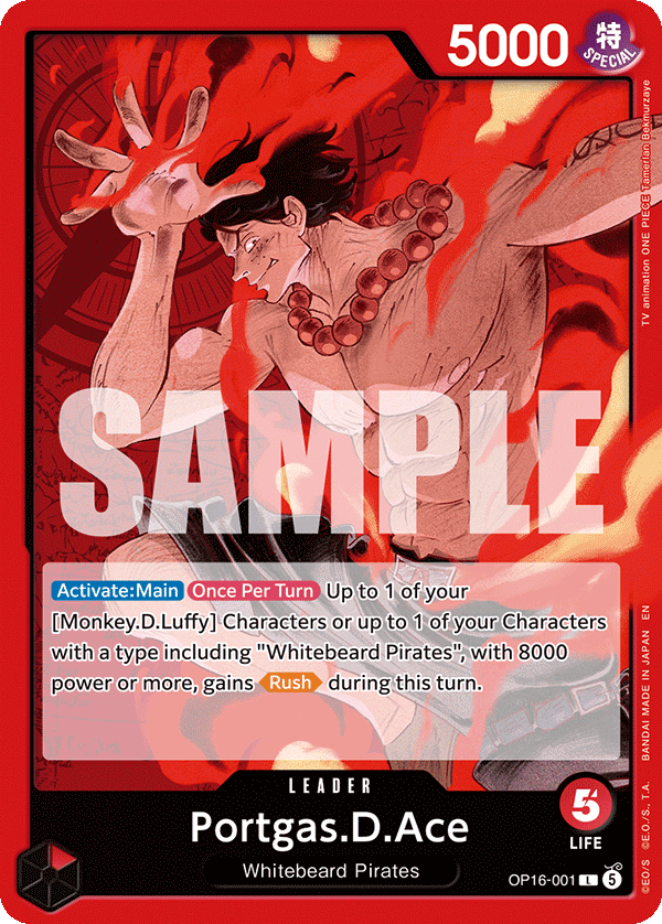 OP16-001 - Portgas D. Ace