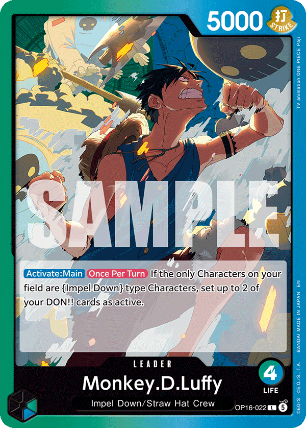 OP16-022 - Monkey D. Luffy