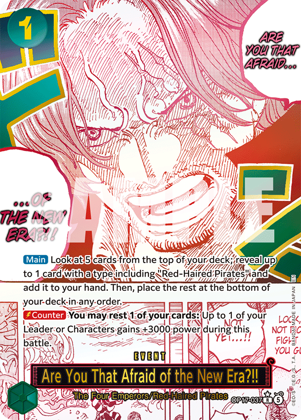 OP17-037 - Are You That Afraid of the New Era?!!