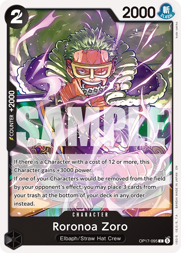 OP17-095 - Roronoa Zoro