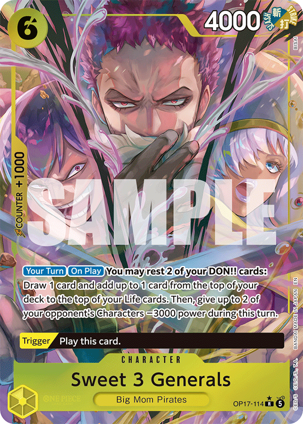 OP17-114 - Sweet 3 Generals
