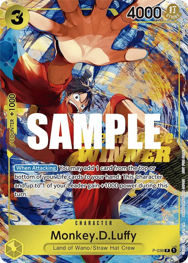 P-036 - Monkey D. Luffy