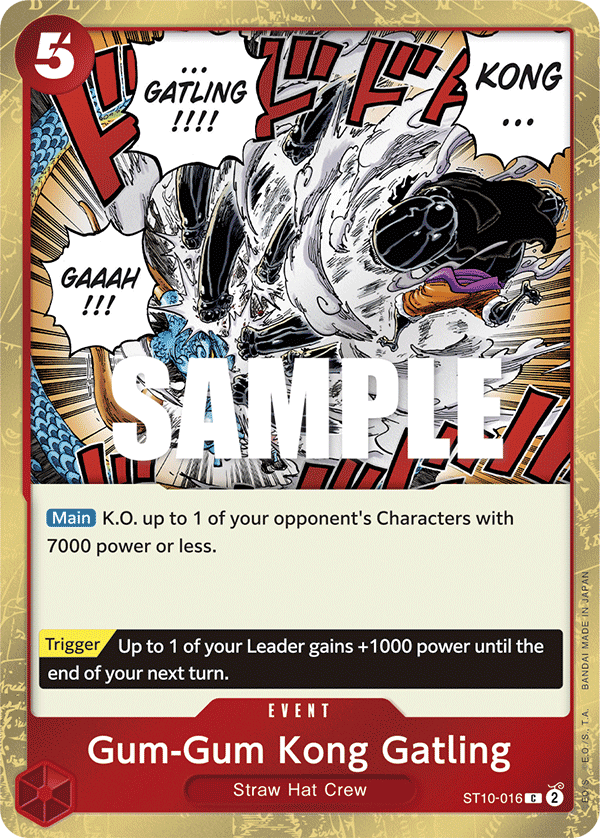 ST10-016 - Gum-Gum Kong Gatling