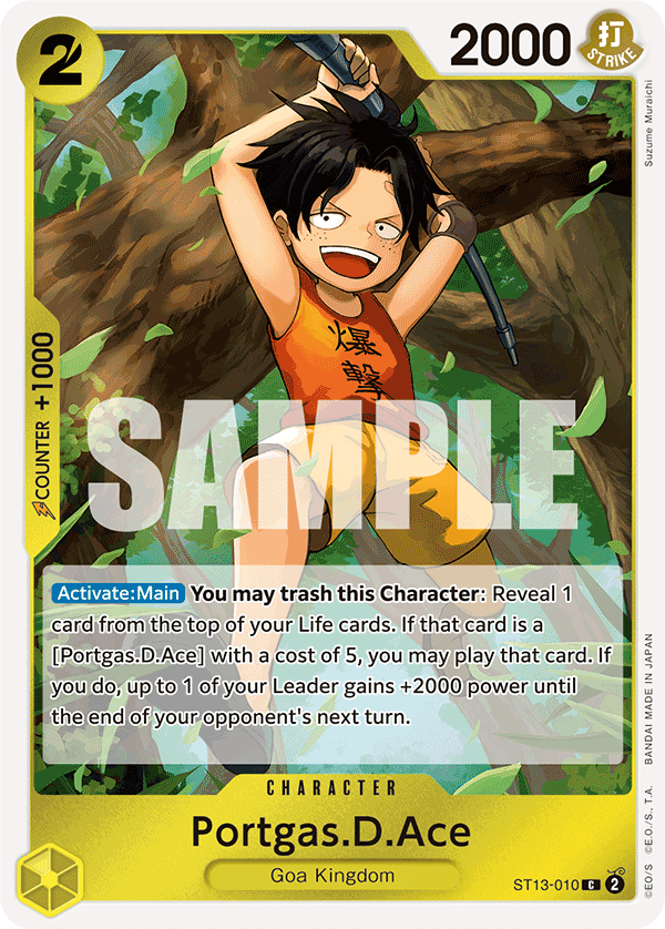 ST13-010 - Portgas D. Ace
