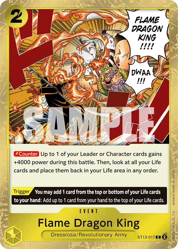 ST13-017 - Flame Dragon King