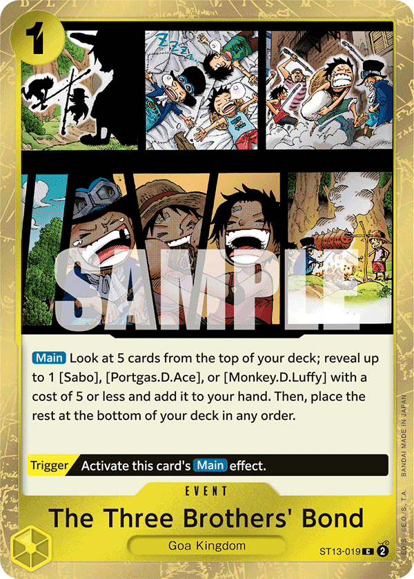 ST13-019 - The Three Brothers' Bond