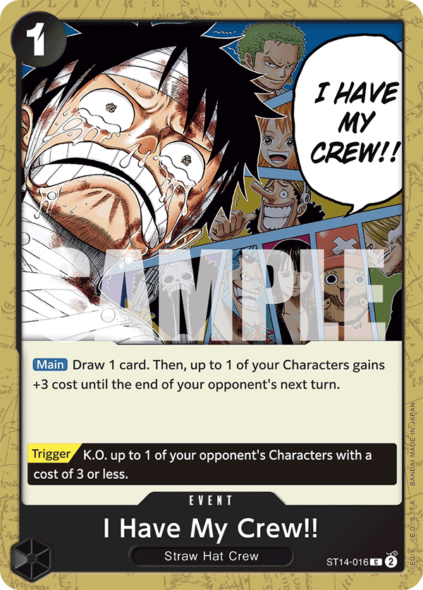ST14-016 - I Have My Crew!!