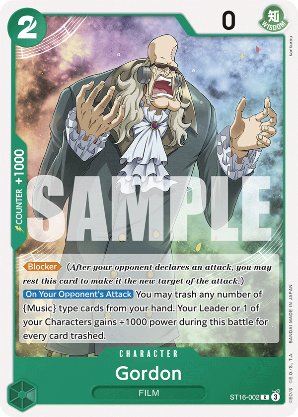 ST16-002 - Gordon