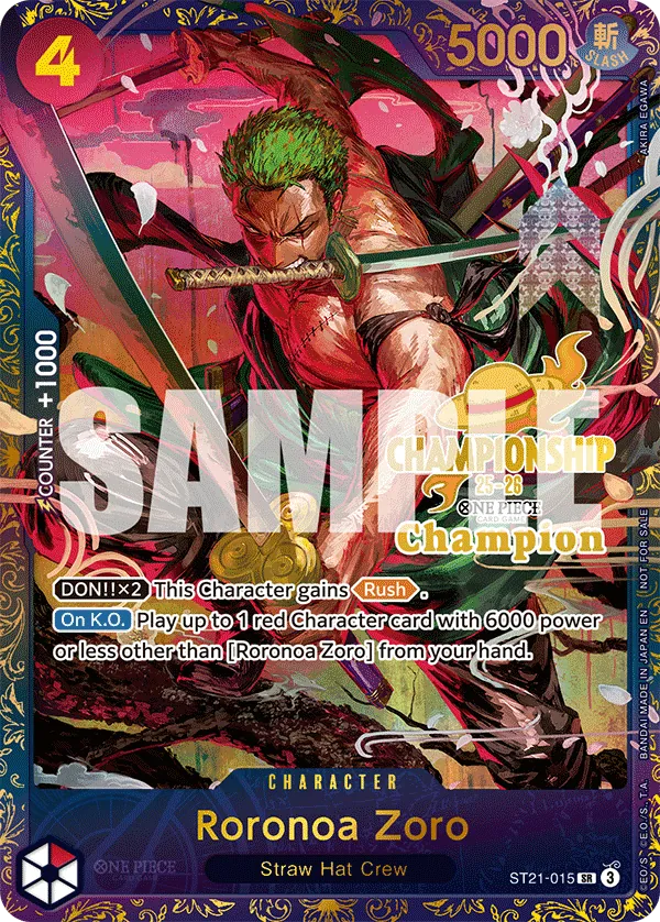 ST21-015 - Roronoa Zoro