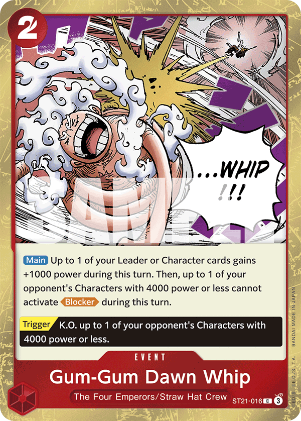 ST21-016 - Gum-Gum Dawn Whip