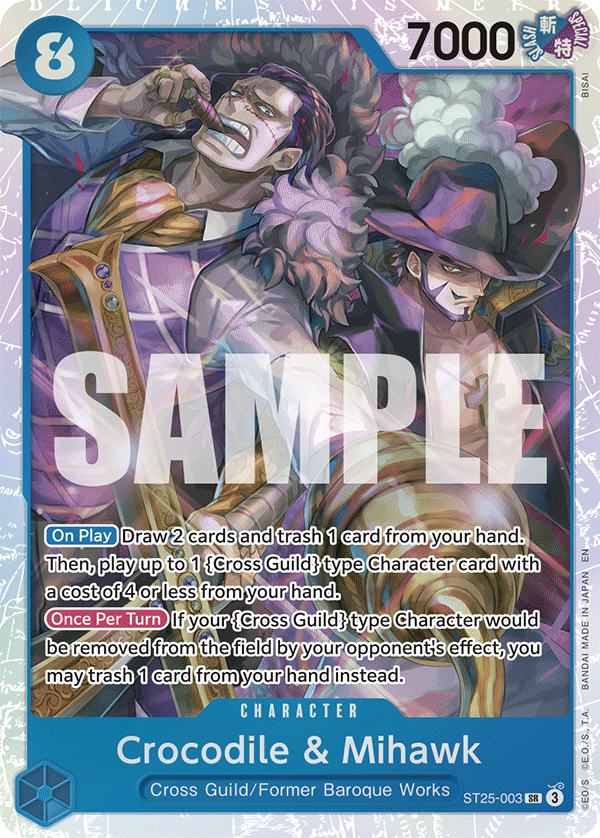 ST25-003 - Crocodile & Mihawk