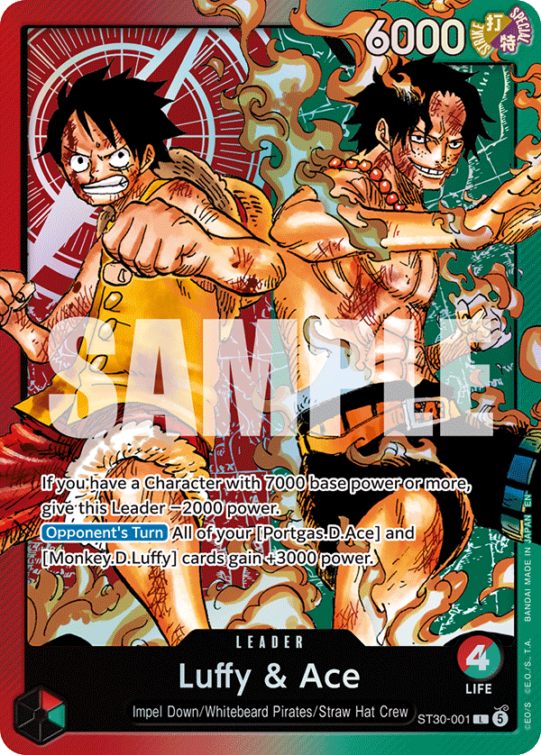 ST30-001 - Luffy & Ace