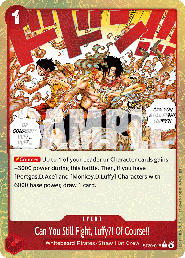 ST30-016 - Can You Still Fight, Luffy?! Of Course!!